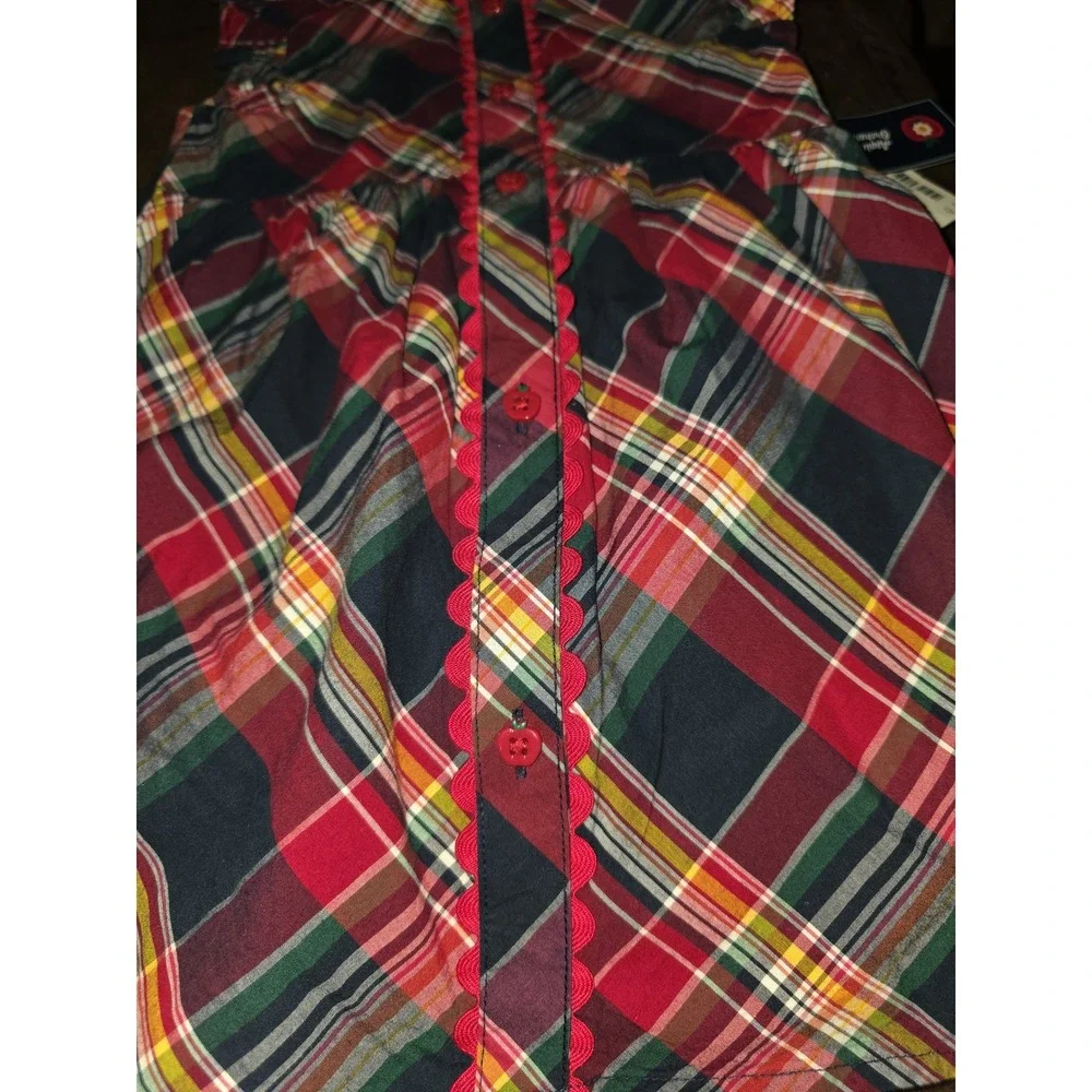 Gymboree apple orchard back to school dress size 3t nwt